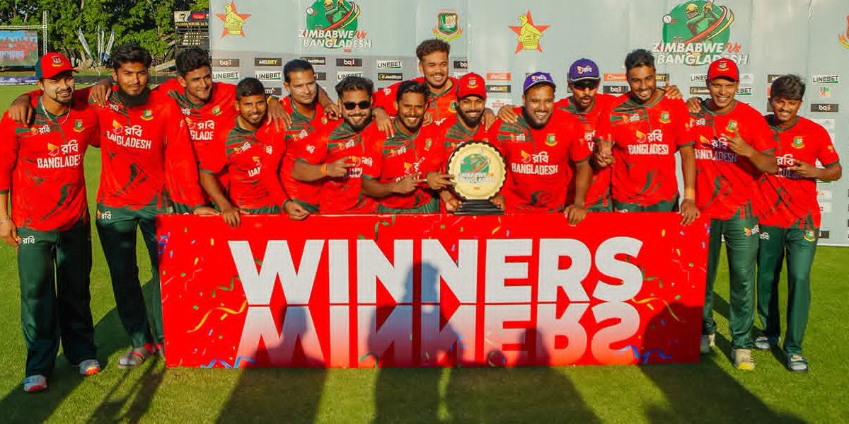 Zimbabwe fall short despite Myers’ brilliance as Bangladesh claim T20I consolation victory