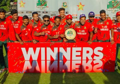 Zimbabwe fall short despite Myers’ brilliance as Bangladesh claim T20I consolation victory