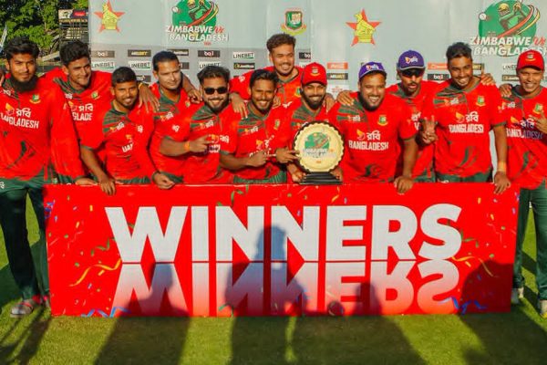 Zimbabwe fall short despite Myers’ brilliance as Bangladesh claim T20I consolation victory